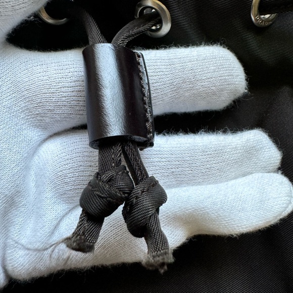 100% authentic Prada nylon bucket bag. Please note of the discoloration. - Picture 6 of 6